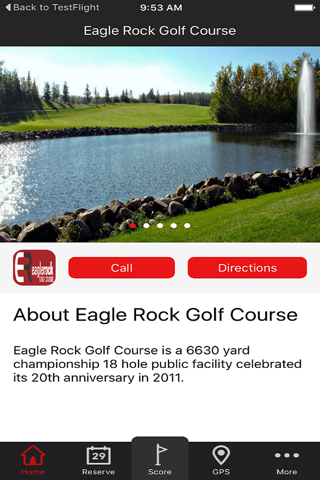 Eagle Rock Golf Course - Scorecards, GPS, Maps screenshot 2