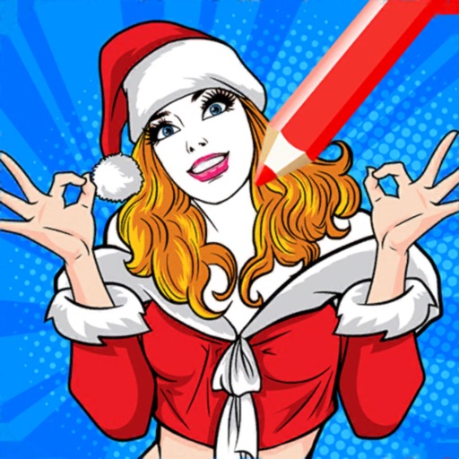 Art Book Xmas Coloring icon