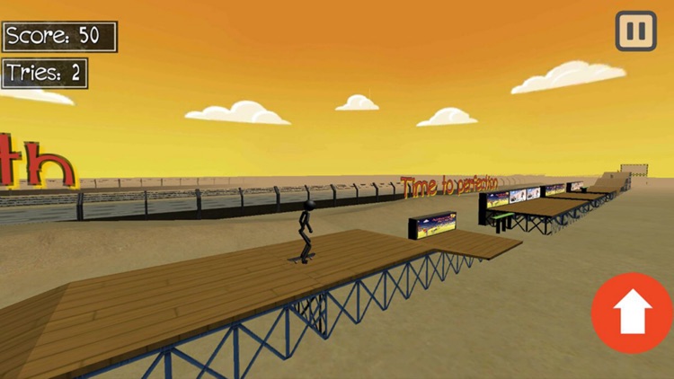 Stickman Extreme Skateboard screenshot-4