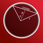 Chord length calculator circle