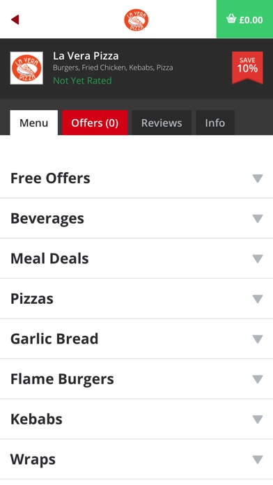 La Vera Pizza Seaham screenshot 2