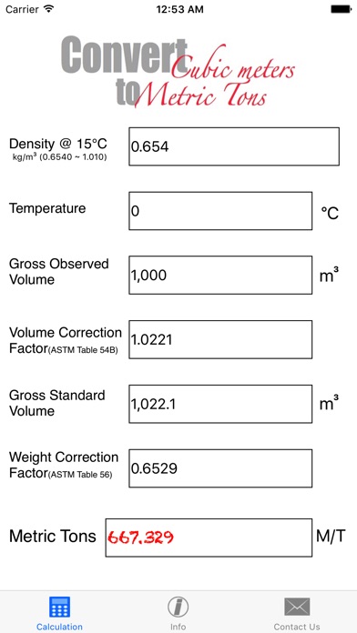 SHIP FUEL CALCULATOR screenshot 2