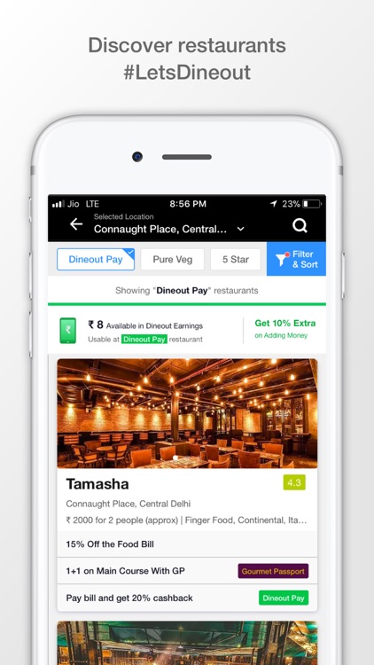 Dineout: Reserve a Table