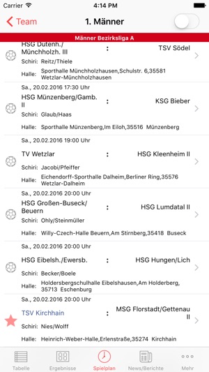 TSV Kirchhain 1886 e.V. Handball(圖2)-速報App