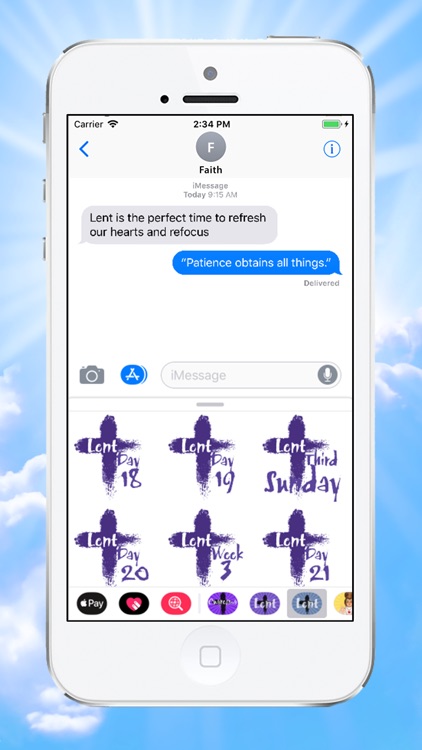 Animated Lent Sticker Pack