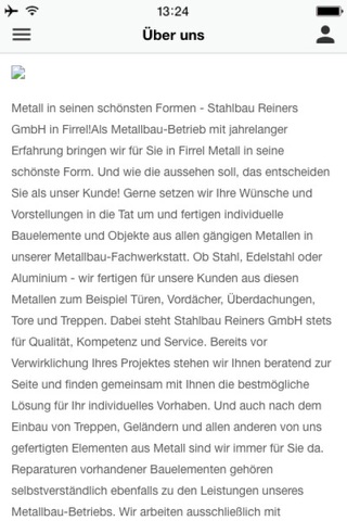 Stahlbau Reiners GmbH screenshot 2