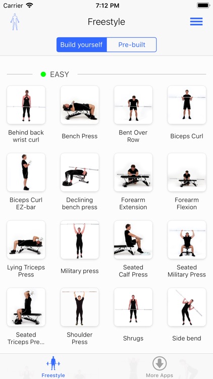 Virtual Trainer Barbell