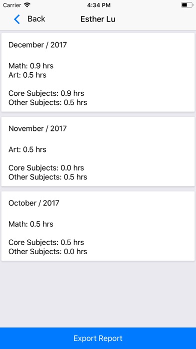 Homeschool Time Tracker screenshot 4