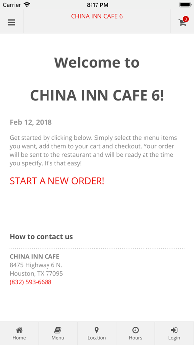 How to cancel & delete China Inn Cafe 6 App Orders from iphone & ipad 1