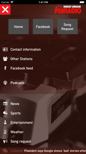 Highly Unique Radio(圖2)-速報App