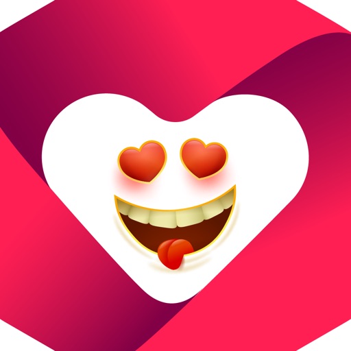 Hearts Emoji Funny Texting App icon
