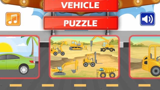 Peg Puzzle - Vehicles