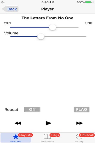 AudioRecall Player screenshot 3