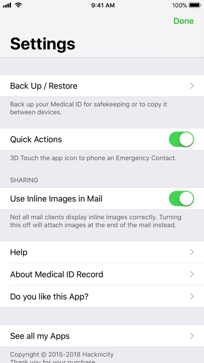Medical ID Record screenshot-7