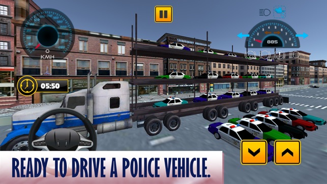 Police Car Carrier-Parking Transporter Simulator(圖4)-速報App