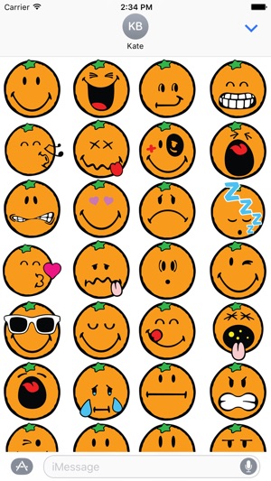 Smiley Orange Pack(圖2)-速報App