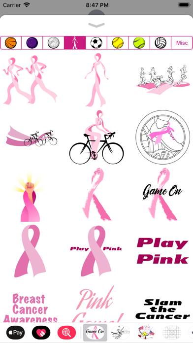 Breast Cancer Sport Ribbons screenshot 4