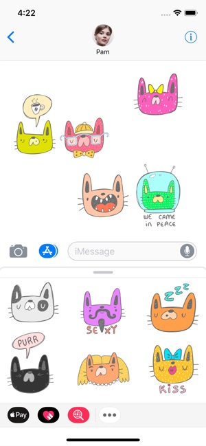 Cat Funnymoji : Stickers(圖1)-速報App