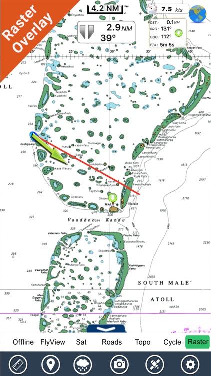 Maldives GPS Map Navigator