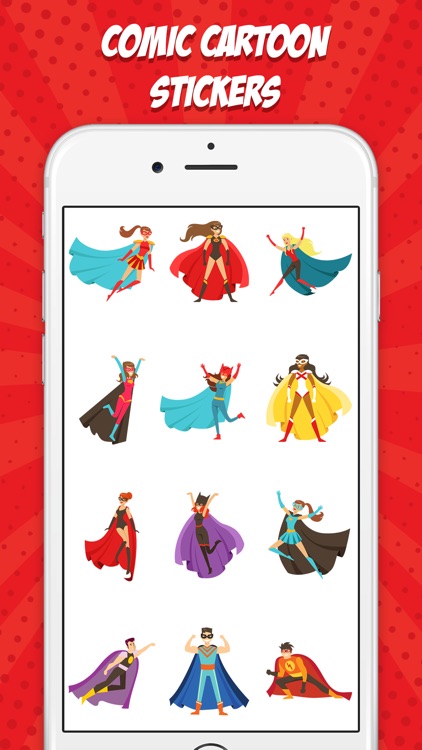 Comic Cartoon Stickers