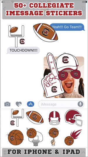 South Carolina Gamecocks Stickers PLUS  - iMessage(圖1)-速報App