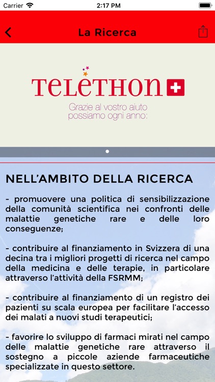 Fondazione Telethon Azione CH screenshot-3