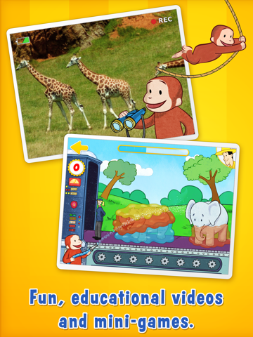 Curious George: Zoo for iPad screenshot 4
