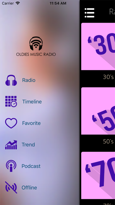 Oldies Music and Songs Radio screenshot 2