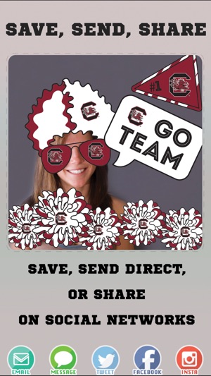 South Carolina Gamecocks PLUS Selfie Stickers(圖4)-速報App