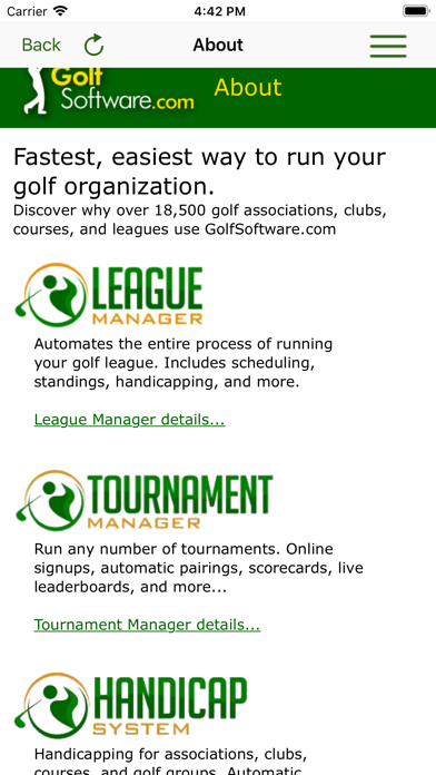 GolfSoftware.com screenshot 3