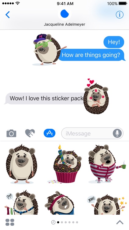 Henry the Hedgehog Stickers screenshot-3