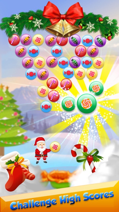 Santa Christmas Bubble Shooter screenshot 1