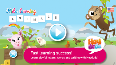 Kids learn ANIMAL WORDS screenshot1