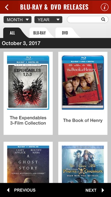 THEATRICAL / BLU-RAY RELEASES