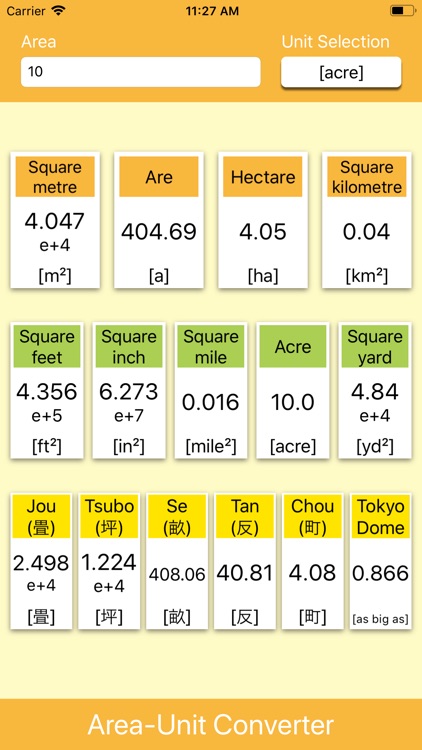 Area-Unit Converter screenshot-3