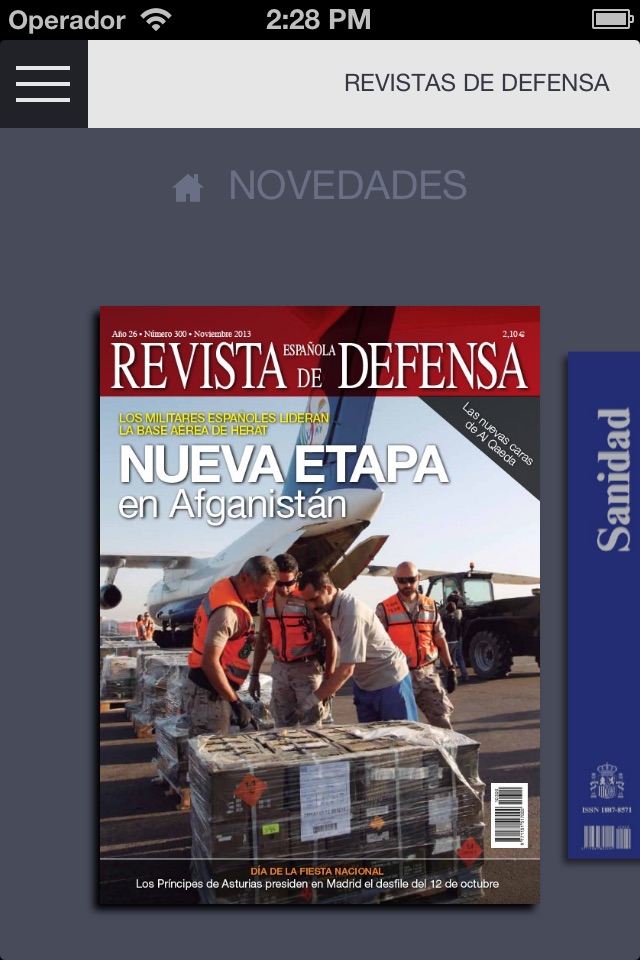 Revistas de Defensa screenshot 2