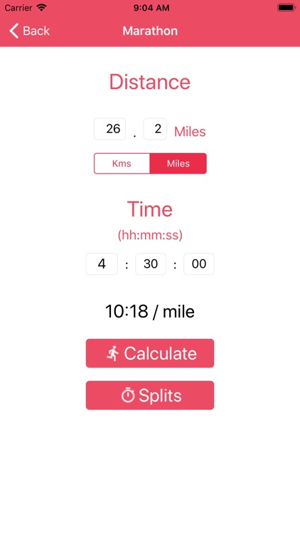 RaceCalc - Run Pace Calculator