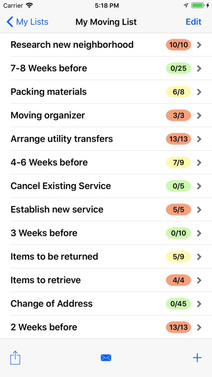 Moving Checklist Pro