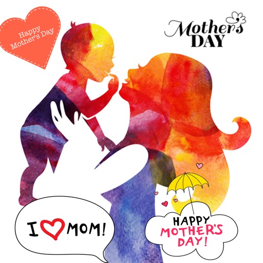 Mother's Day Stickers Photo Studio icon