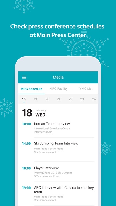 2018 PyeongChang Family APP screenshot 2