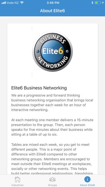 Elite6 Business Networking screenshot-4