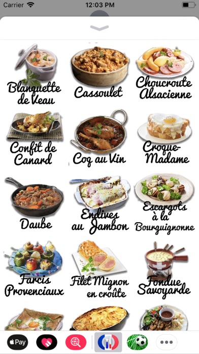 French Cuisine Stickers screenshot 2