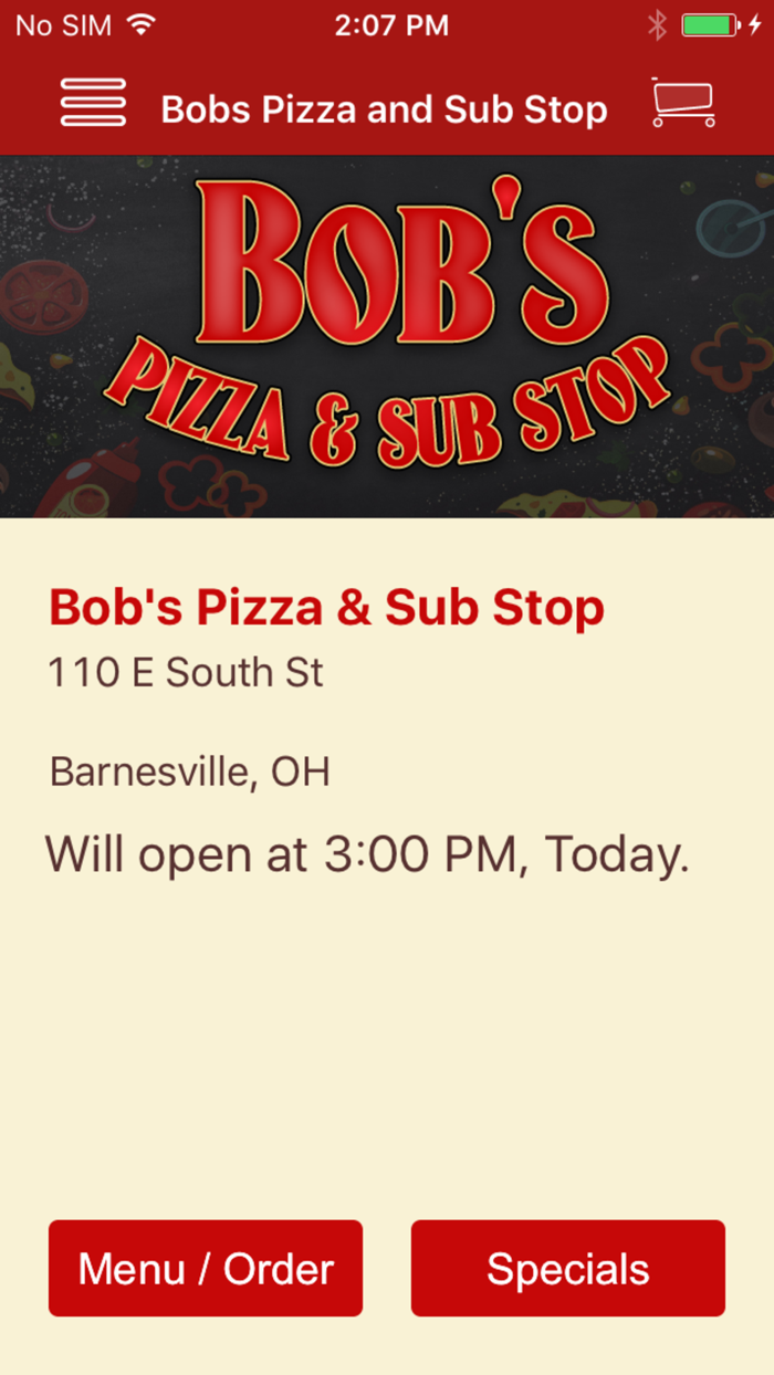 Bobs Pizza  Sub Stop