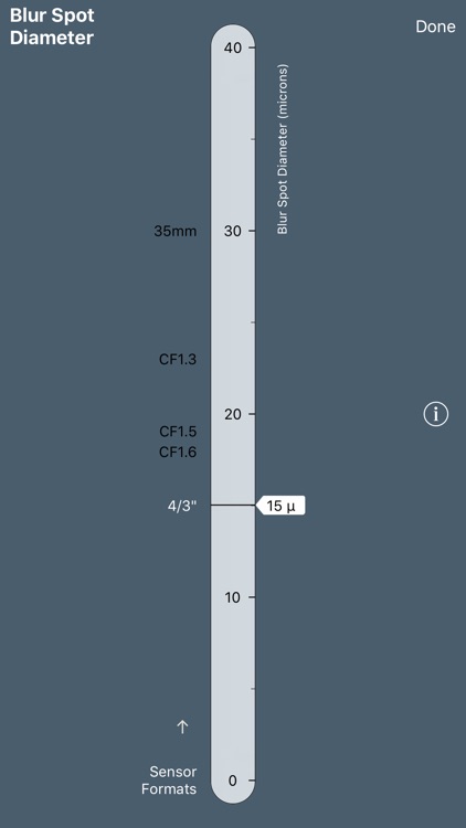 TrueDoF-Intro DoF Calculator