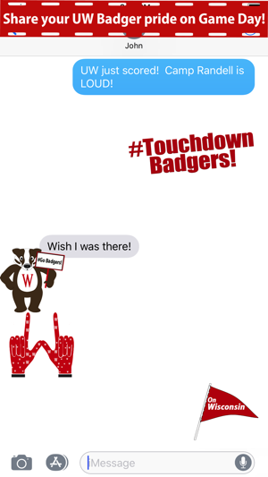 Wisconsin Sports Sticker Pack(圖1)-速報App