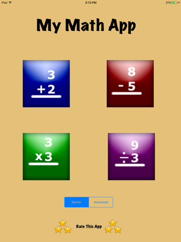 My Math Flash Cards App Deluxe - náhled