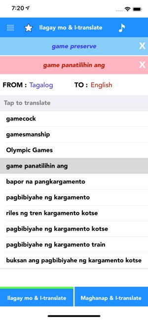 Tagalog to English Translator