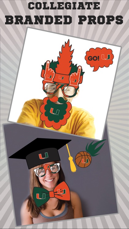Miami Hurricanes PLUS Selfie Stickers