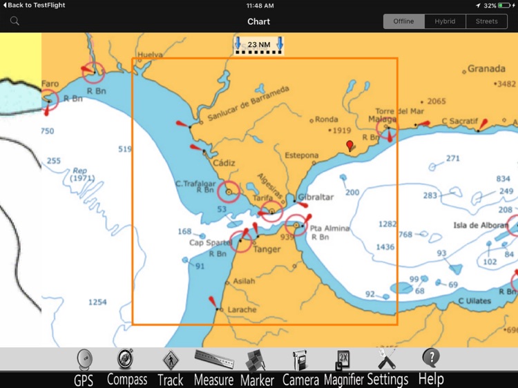 Ceuta GPS Nautical Charts Pro screenshot-4