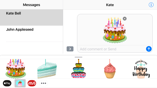 Happy Birthday Cake Stickers(圖4)-速報App